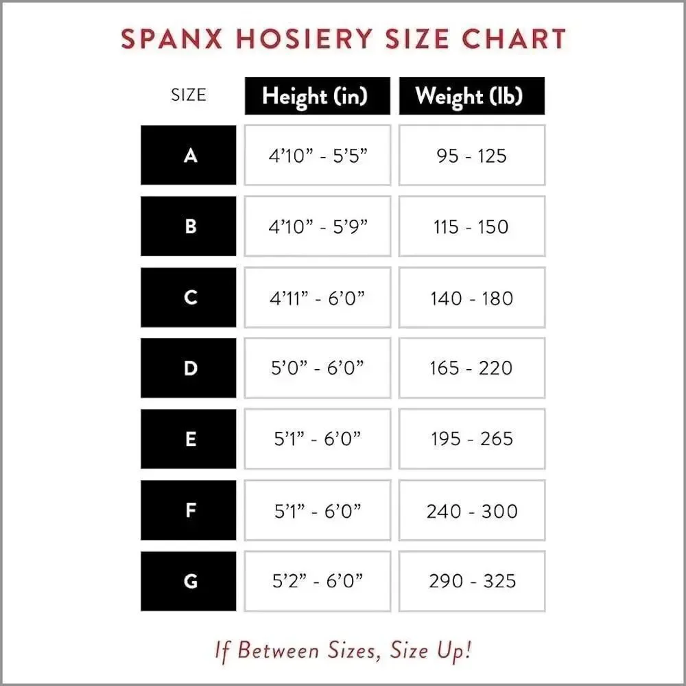 New in Package- Spanx Star Power Black Center Stage Shaping Tights Size C